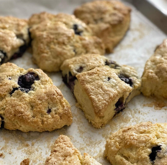 Mini Lemon Blueberry Scones