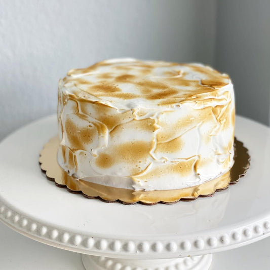Passion Fruit Merengue Cake