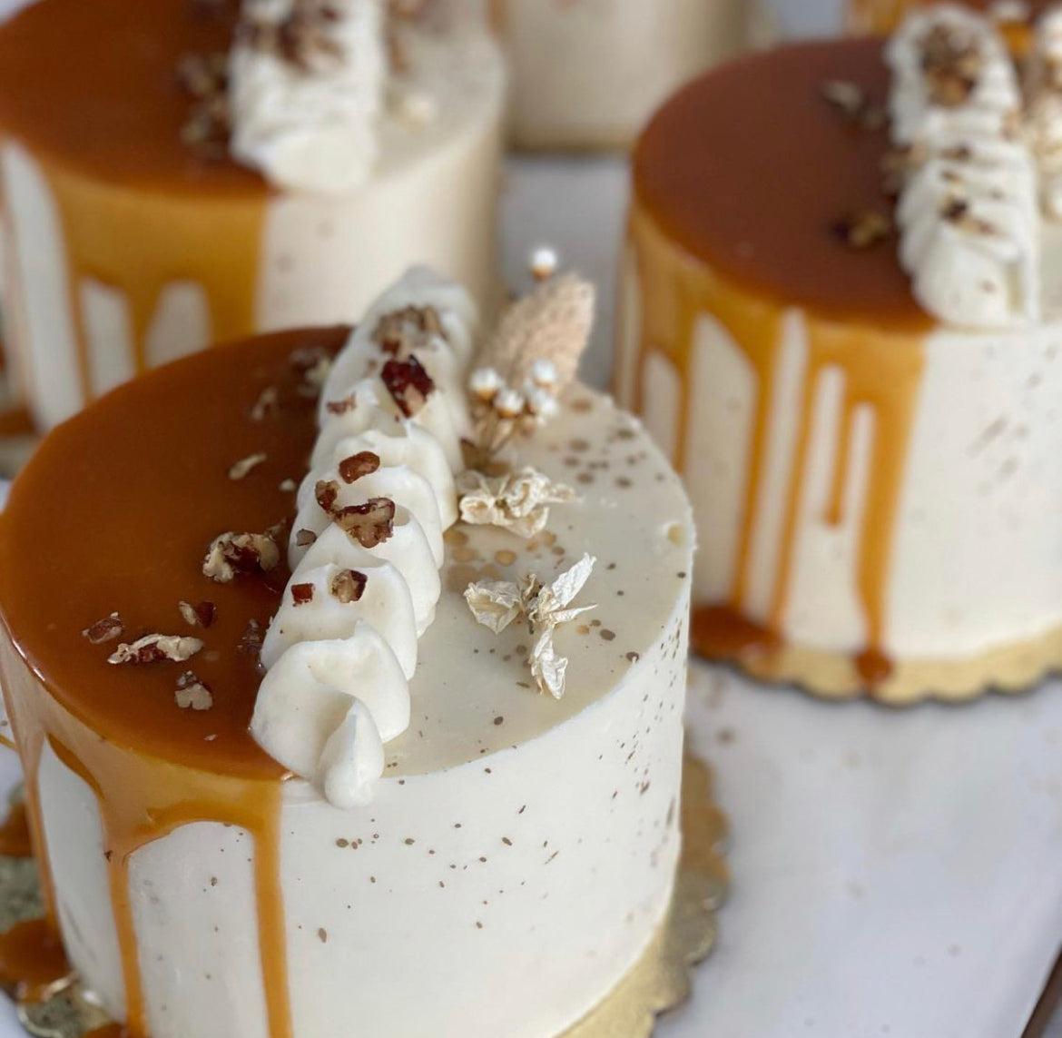 Caramel Pecan Cake aka Sande’s Cake