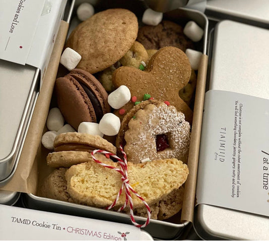TAMID COOKIE TIN CHRISTMAS EDITION