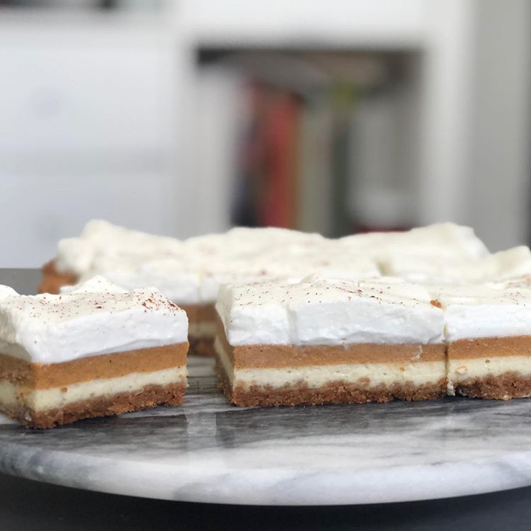 Pumpkin and Cheesecake Pie